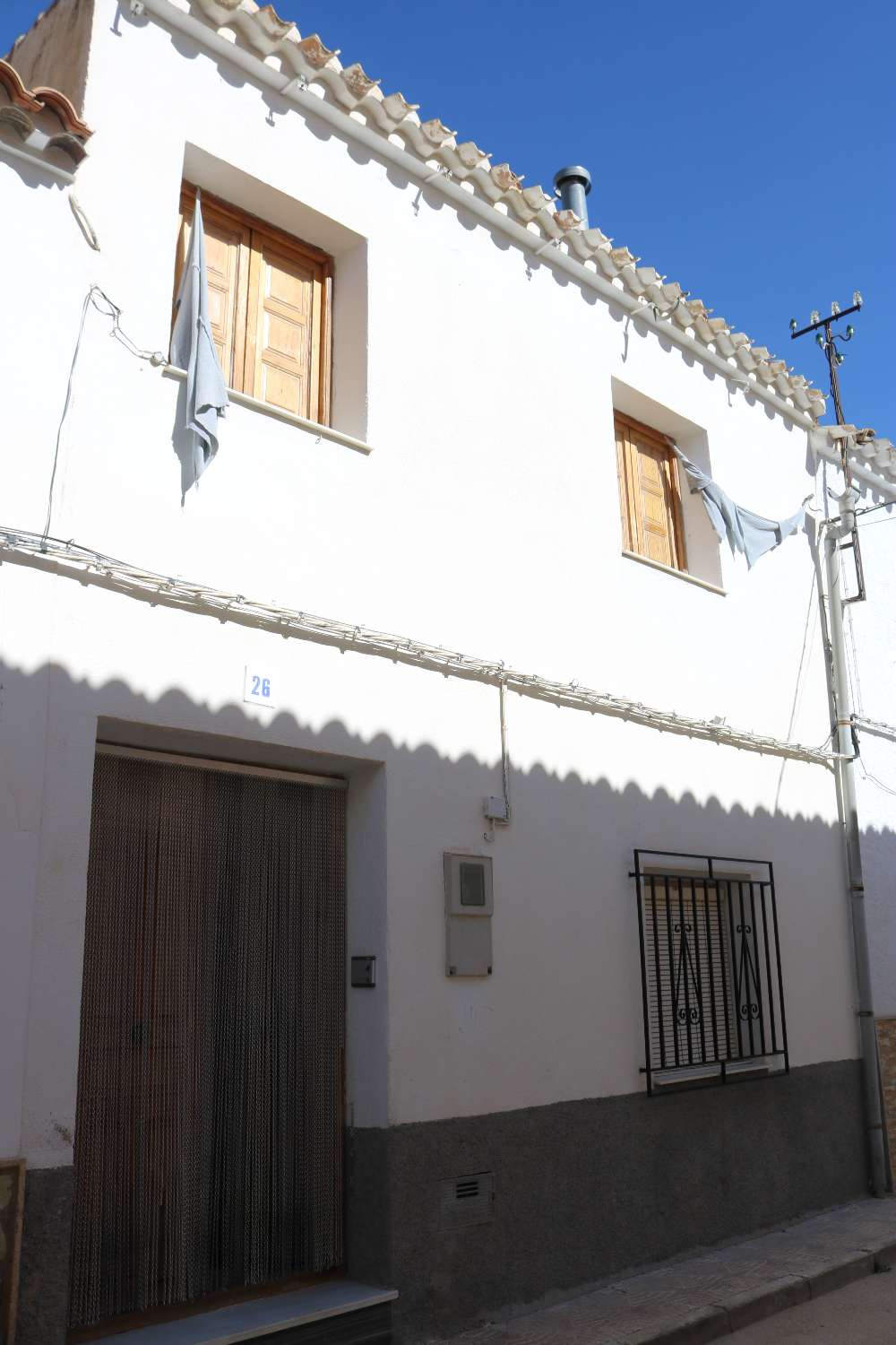 Grande maison de ville de 5 chambres et 1 salle de bain avec un bon espace extérieur à Velez-Blanco