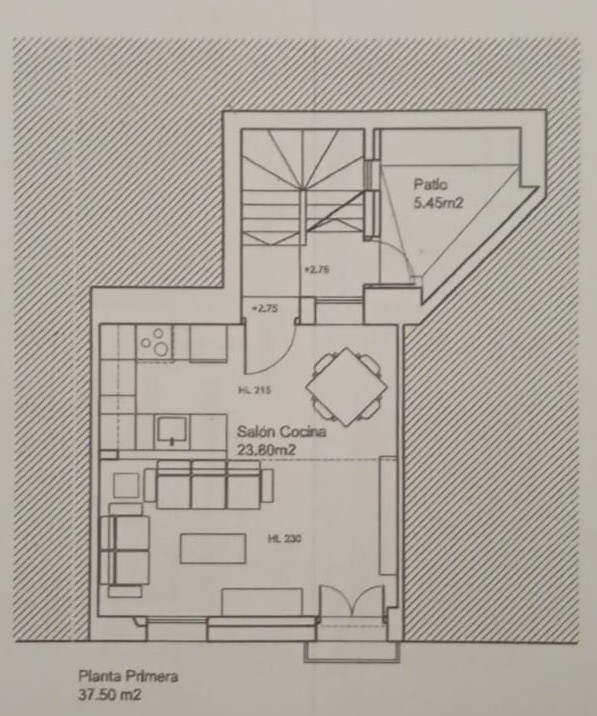 Spacious 2 Bed, 1 Bath House for total reform at a bargain price , in the heart of Baza