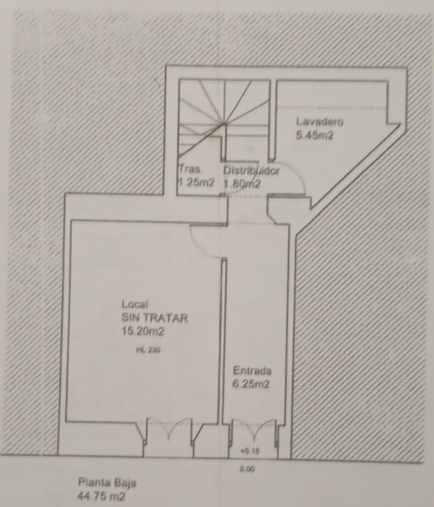 Ruim huis met 2 slaapkamers en 1 badkamer voor totale renovatie voor een spotprijs, in het hart van Baza