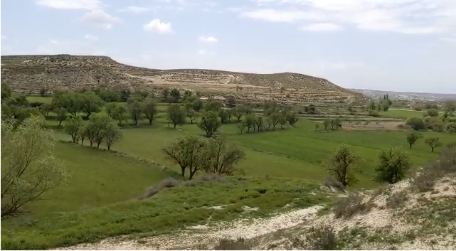 Grot met land voor hervorming in La Calahorra