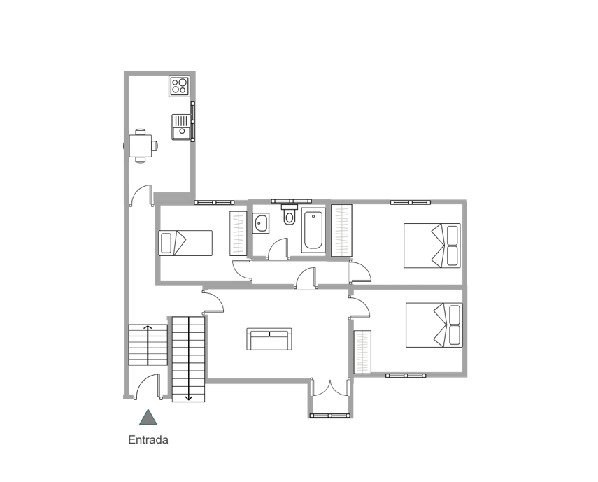 Maison de ville avec 3 chambres et 2 bains à Velez-Blanco