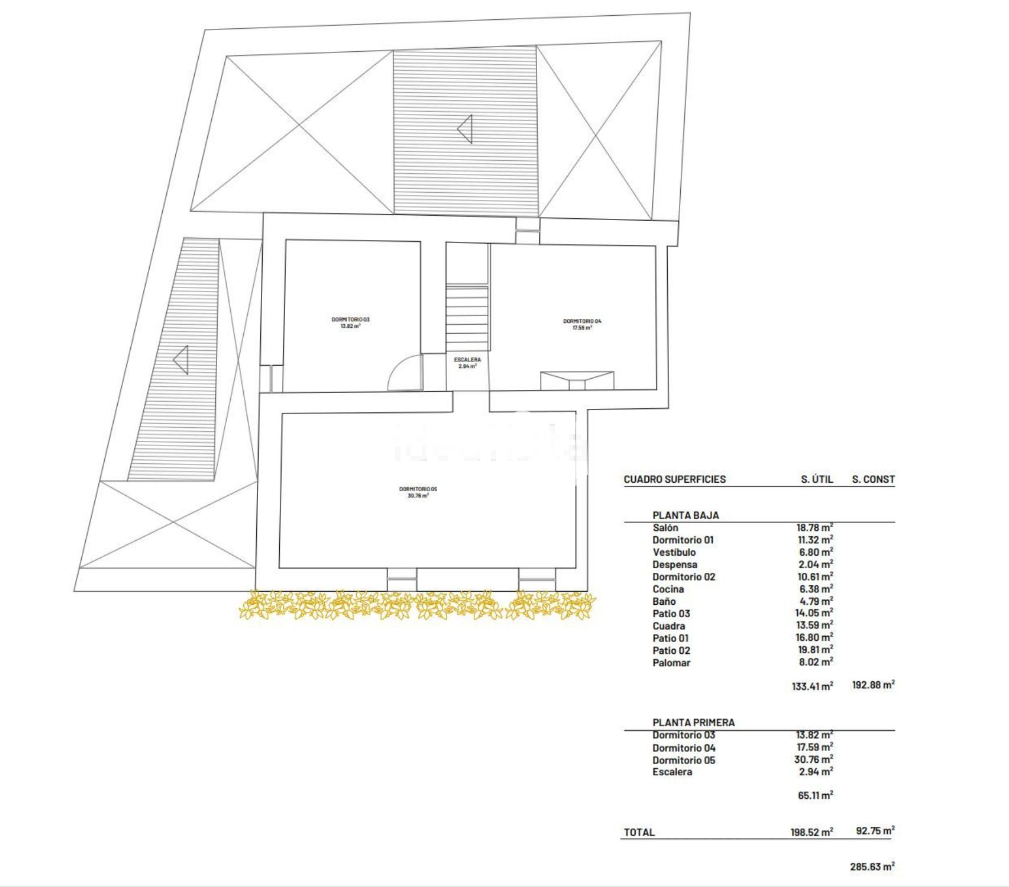 Oferta Casa adosada de 3 dormitorios y 1 baño en posición privilegiada en Vélez-Blanco