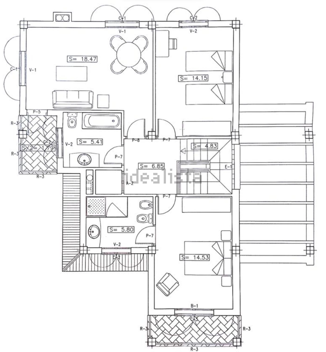 Casa, 4 Dormitorios, 3 Baños, en Baza