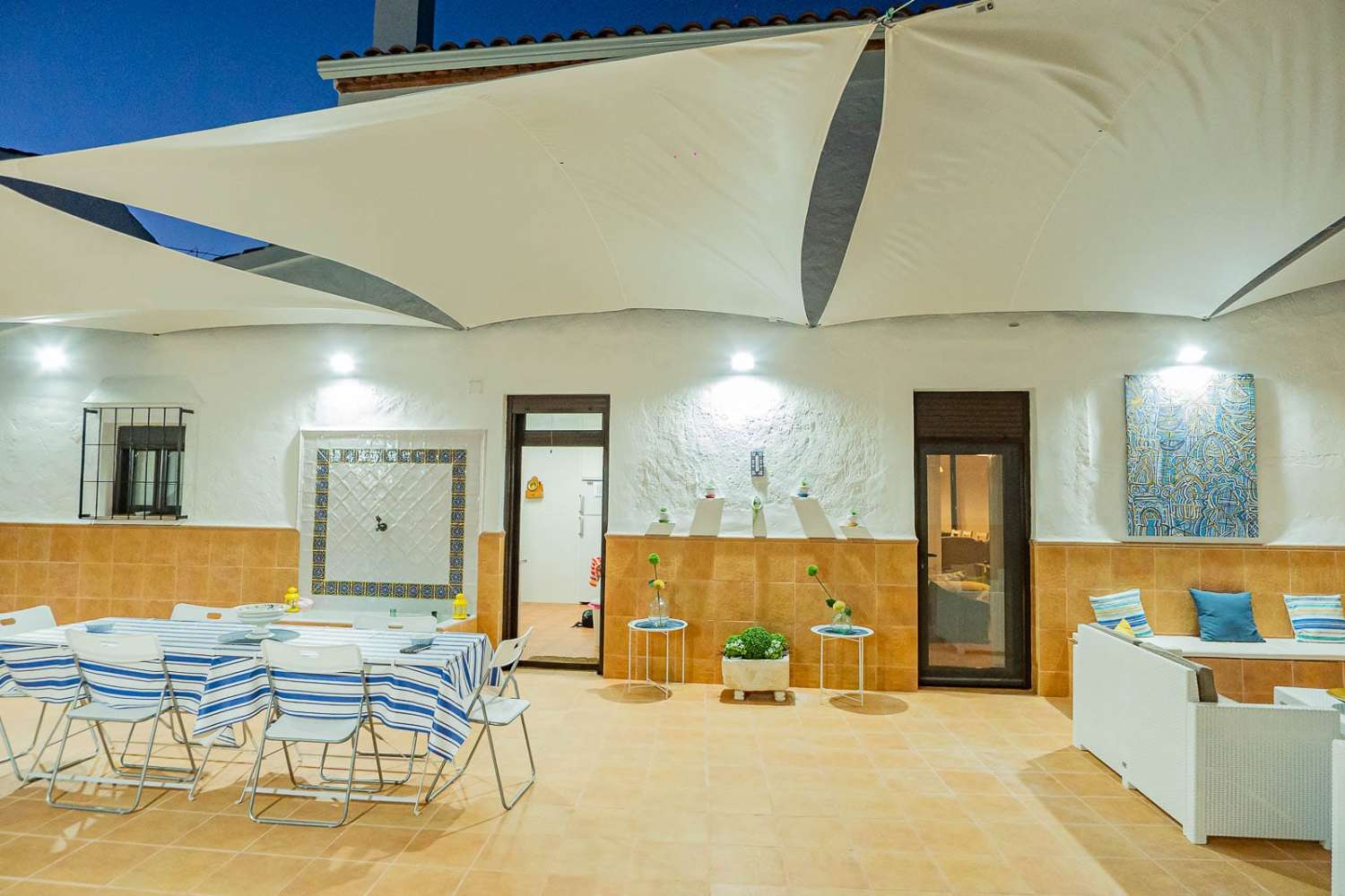 Impeccably restored house in Topares with outdoor patio and garage