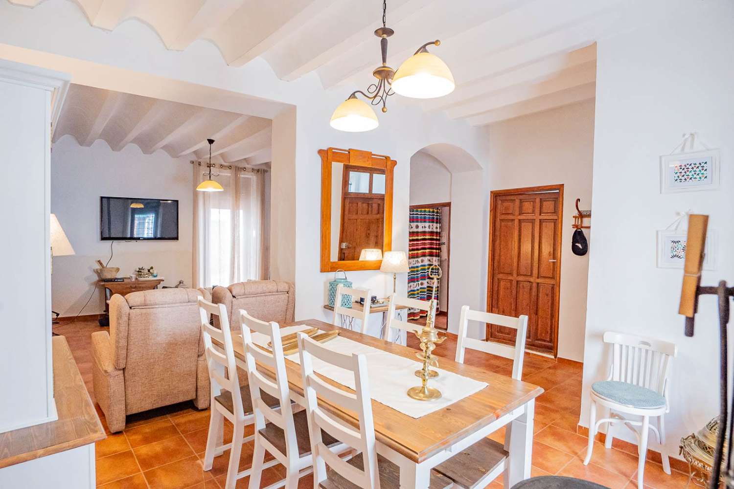 Impeccably restored house in Topares with outdoor patio and garage