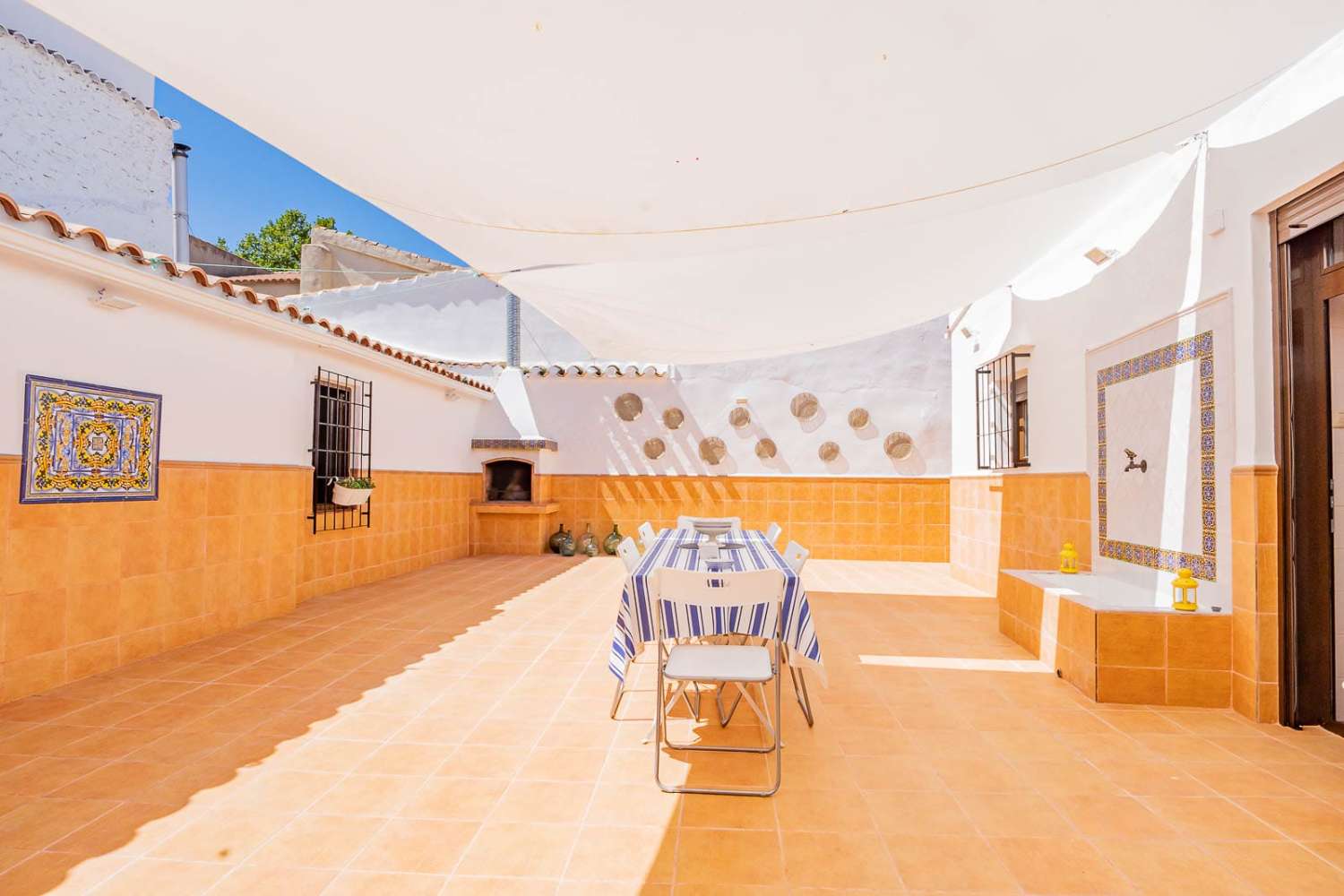 Impeccably restored house in Topares with outdoor patio and garage