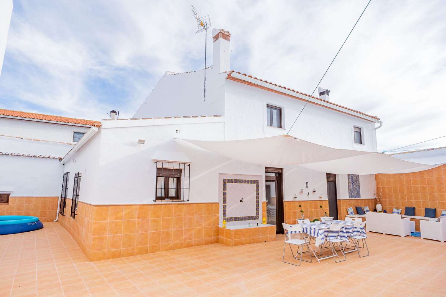 Impeccably restored house in Topares with outdoor patio and garage