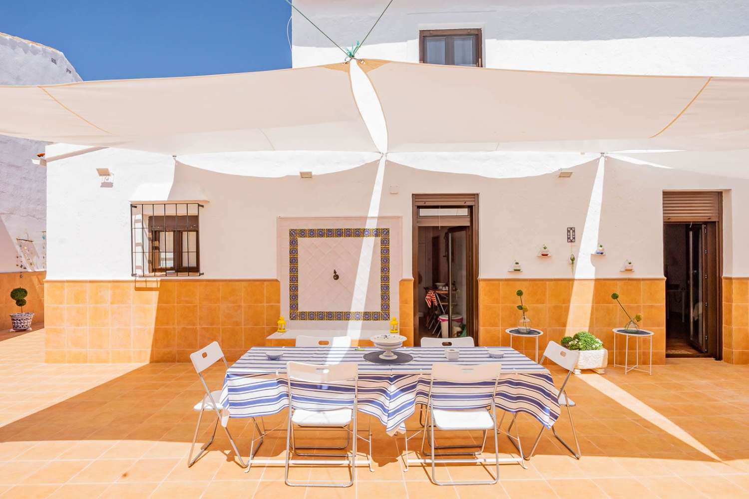 Impeccably restored house in Topares with outdoor patio and garage