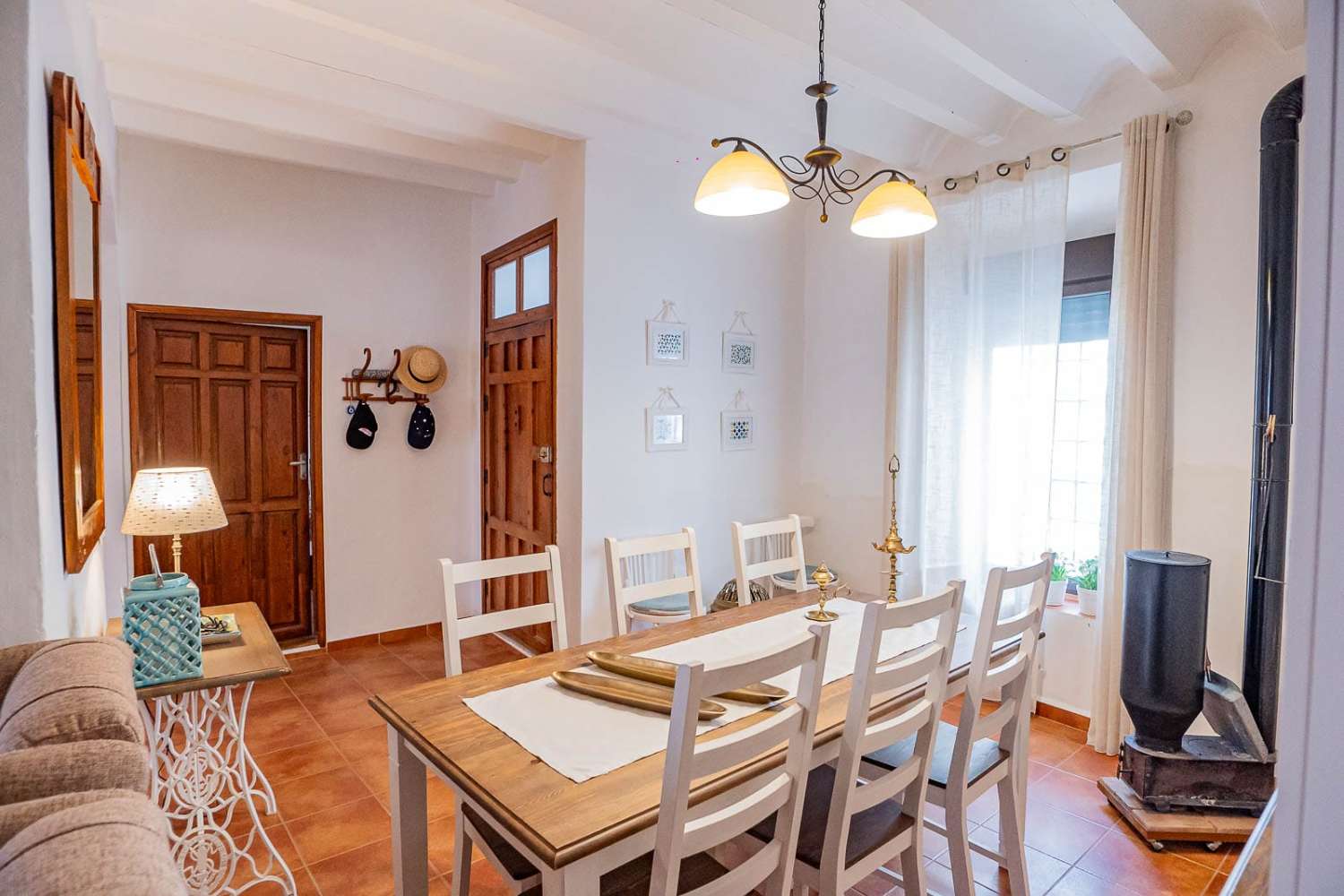 Impeccably restored house in Topares with outdoor patio and garage