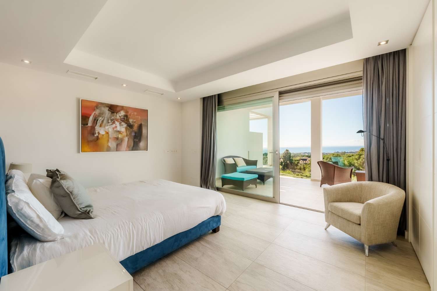 Atemberaubendes Stadthaus mit Meerblick in Marbella (Málaga)