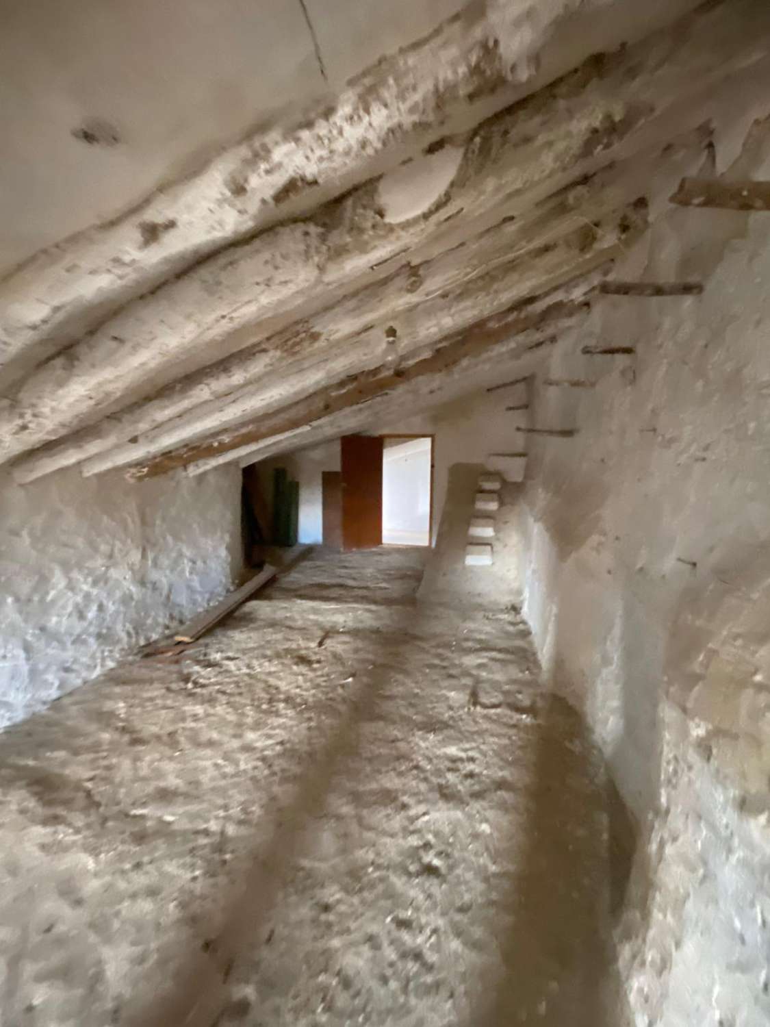 House in Velez Blanco terrace and garden.