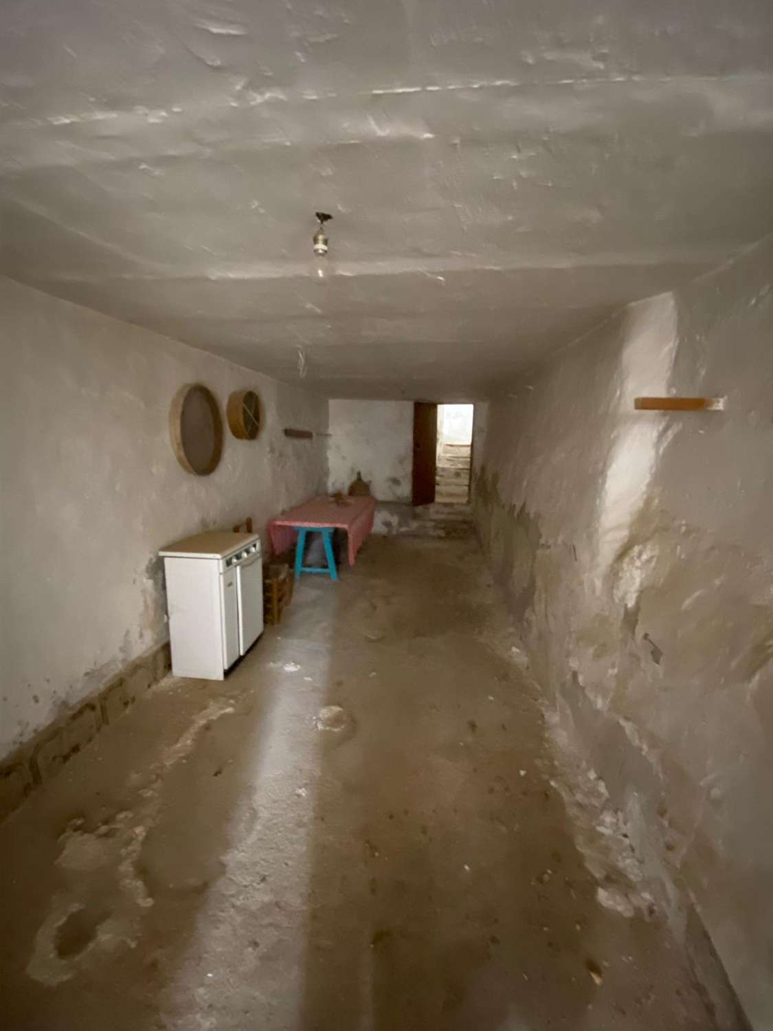 House in Velez Blanco terrace and garden.