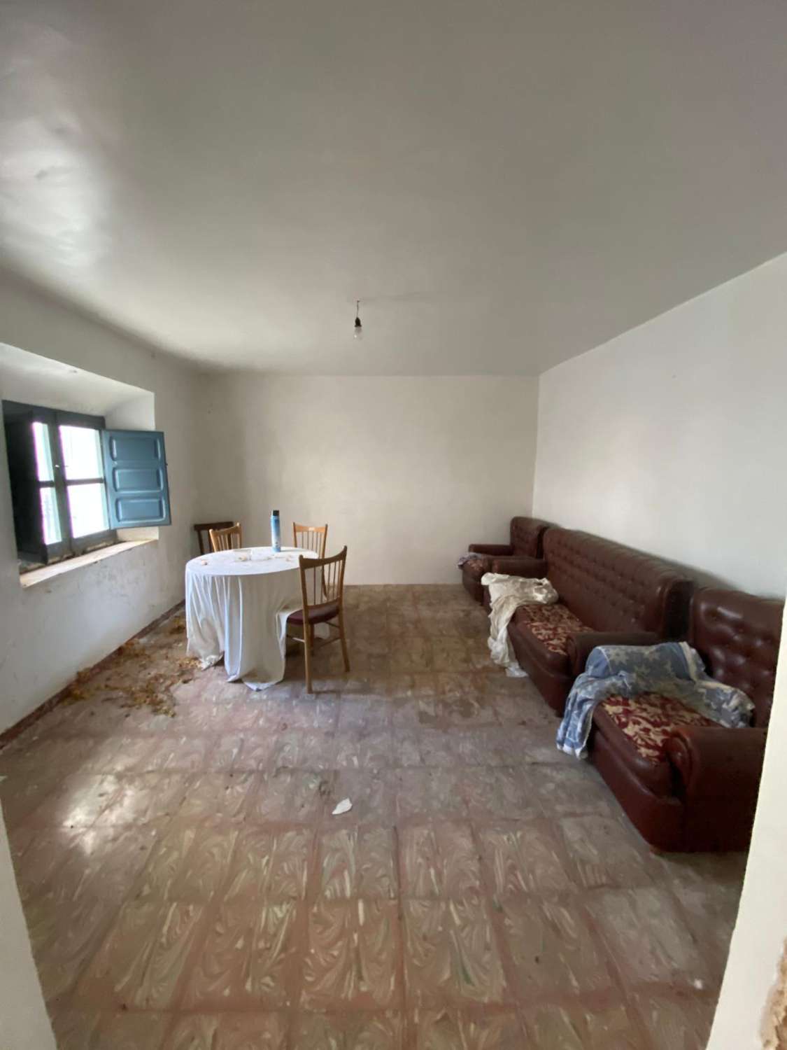 House in Velez Blanco terrace and garden.