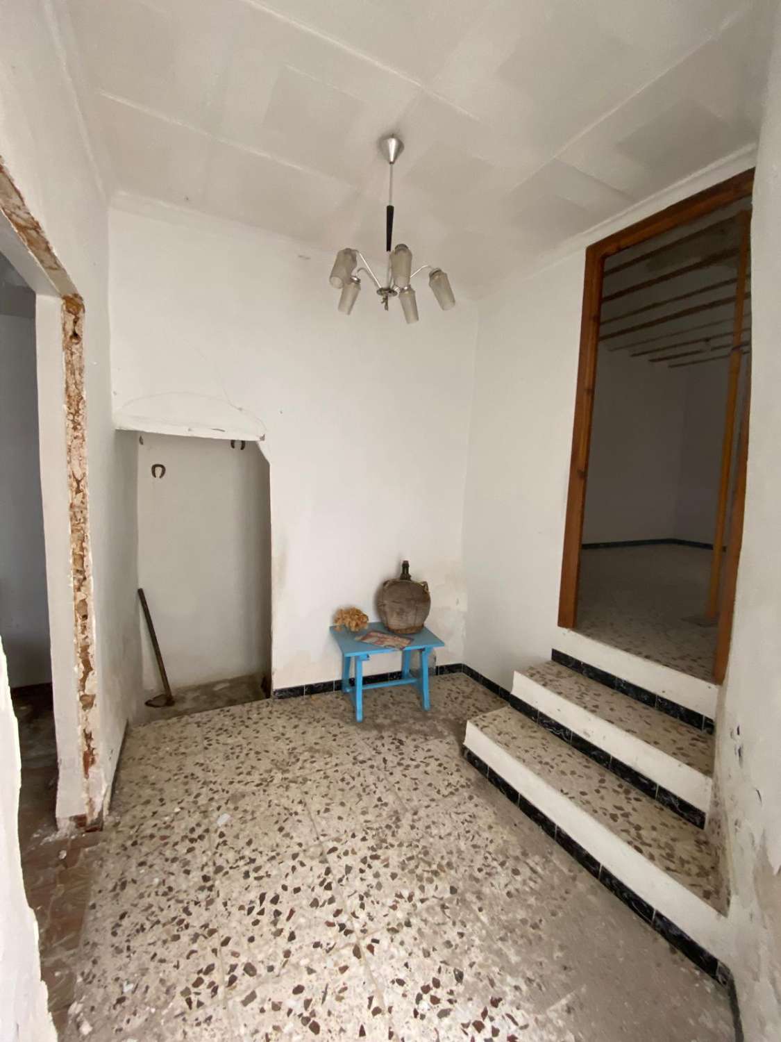 House in Velez Blanco terrace and garden.