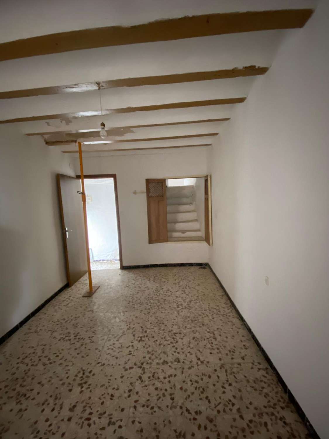 House in Velez Blanco terrace and garden.