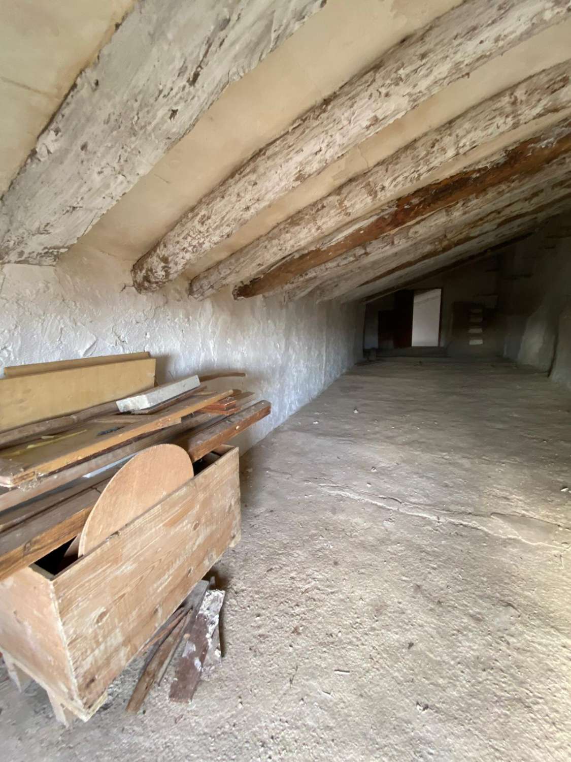 House in Velez Blanco terrace and garden.