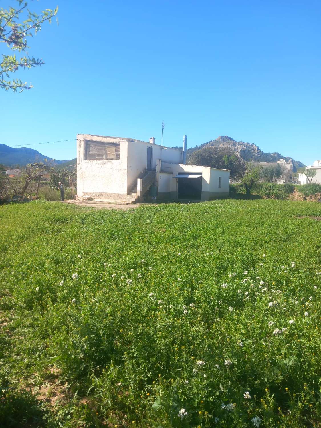 Cortijo with 5,299m2 of land in beautiful setting in Velez Rubio with a garage