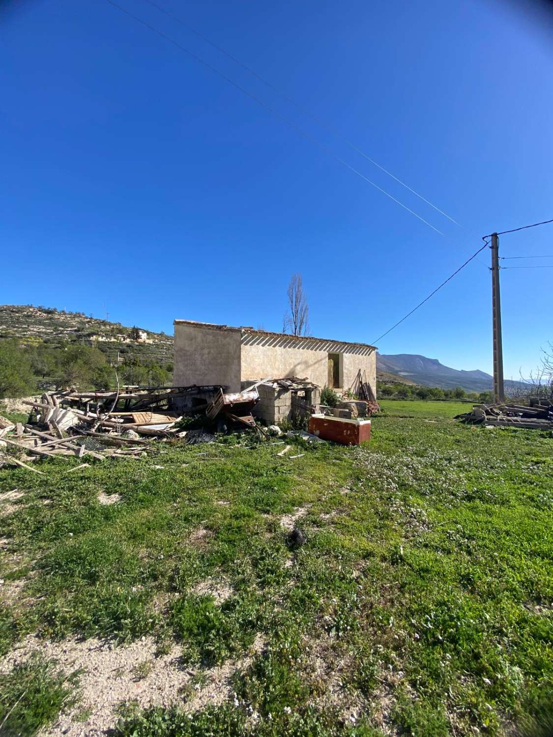 Land of 9,517m2 with 2 dwellings. Amazing views on edge of Velez Blanco town