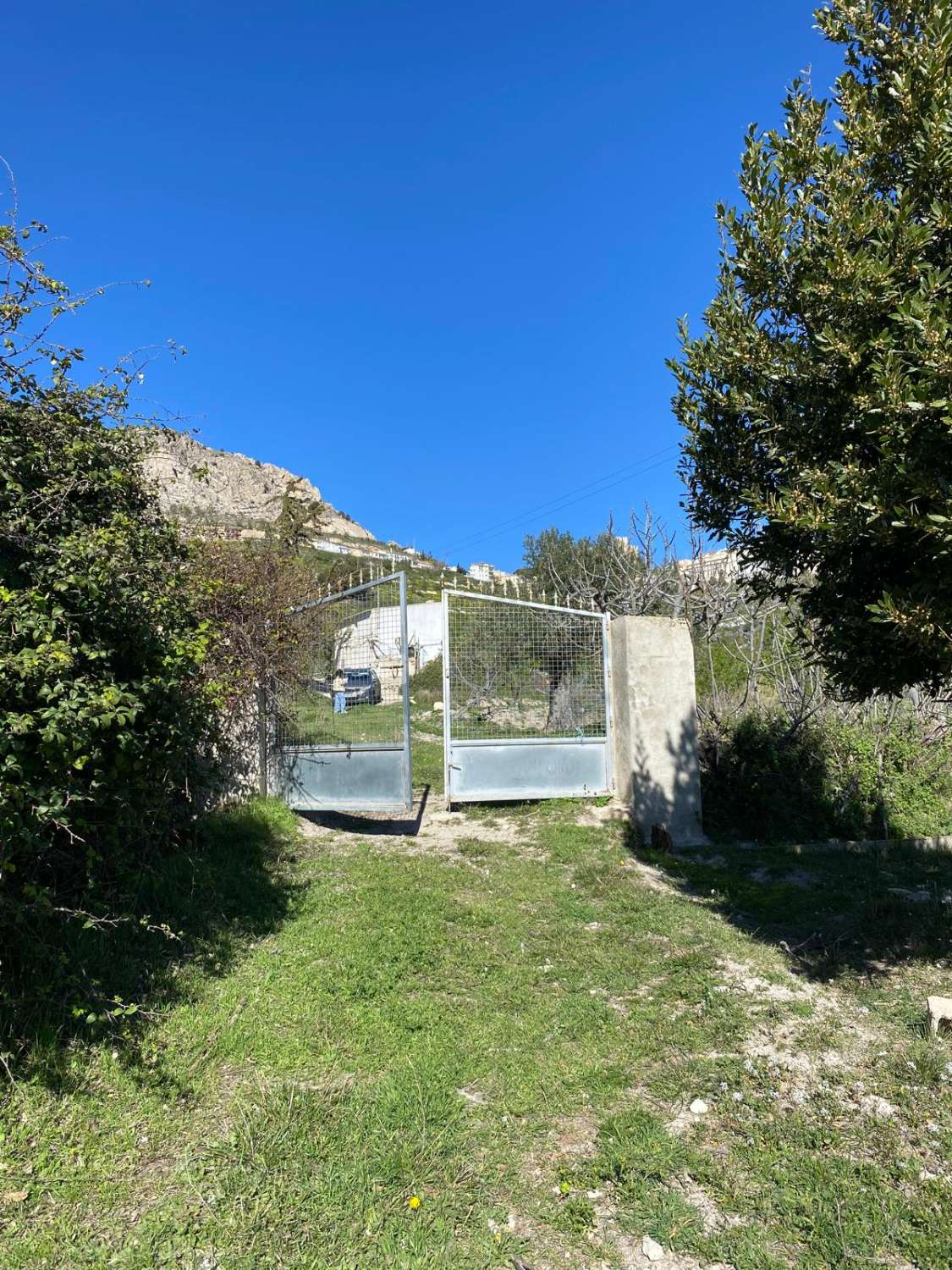 Land of 9,517m2 with 2 dwellings. Amazing views on edge of Velez Blanco town