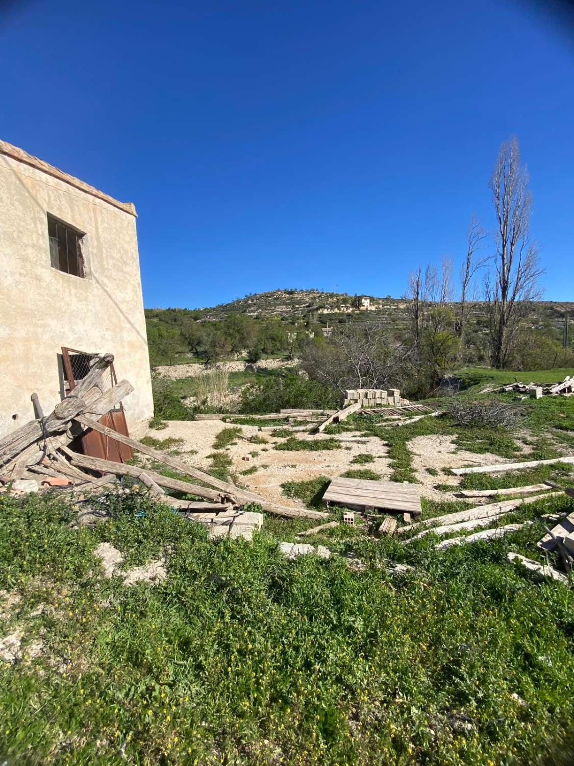 Land of 9,517m2 with 2 dwellings. Amazing views on edge of Velez Blanco town