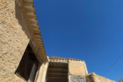 Wood shed, house to be finished  and land in stunning location of Velez Blanco