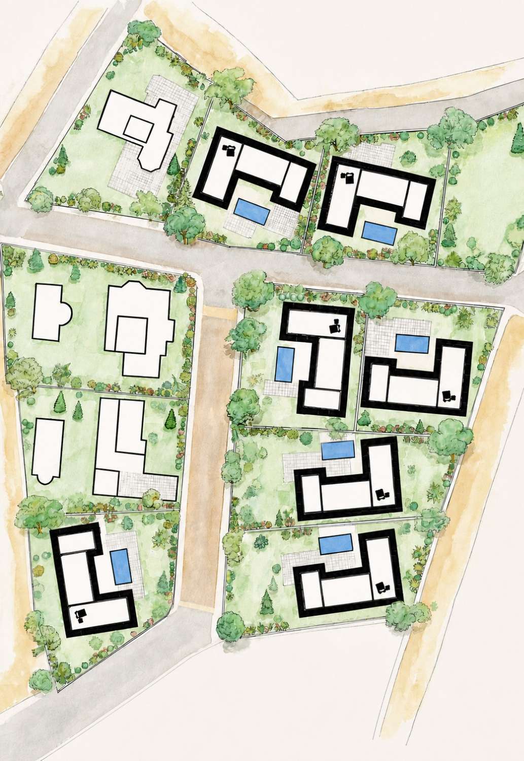 New Build Villa. 3 beds, 2 baths, pool.  Completion 6 months